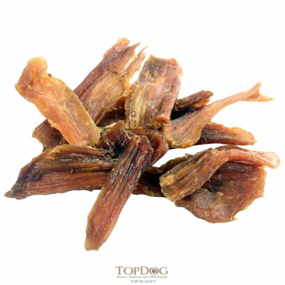 Tendini del collo di cavallo essiccati per cani