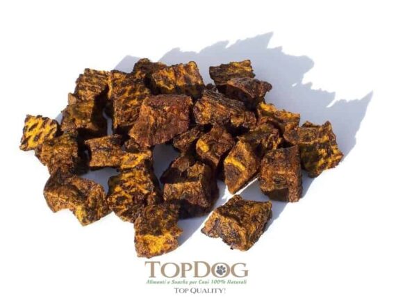 Carne di Agnello per cani essiccata a cubetti 100gr