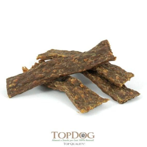 Carne di Tacchino per cani in strisce 100gr