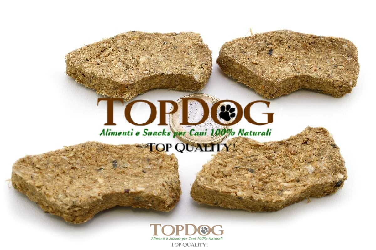 Biscotti per cani al Merluzzo - Crocchette Pressate a Freddo per cani -  TOPDOG®