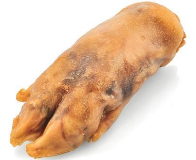 zampino essiccato di maiale per cani