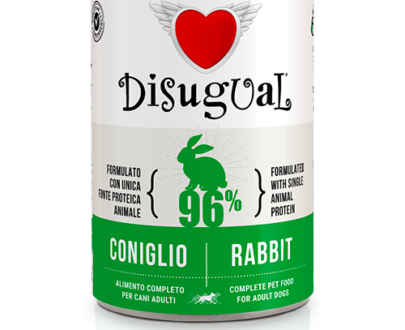 cibo umido per cani monoproteico coniglio