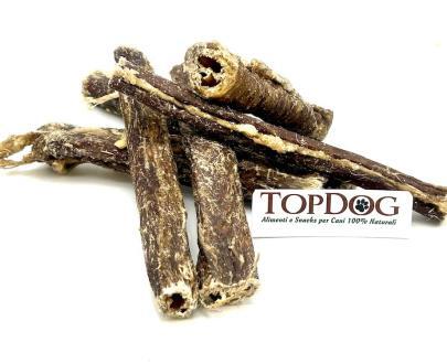 esofago essiccato di bovino per cani