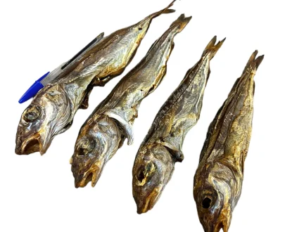 pesce essiccato per cani intero