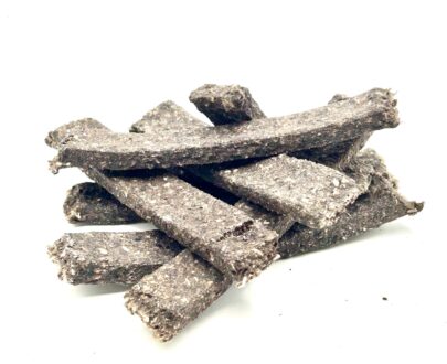 Barrette di Merluzzo Essiccato con Mirtilli