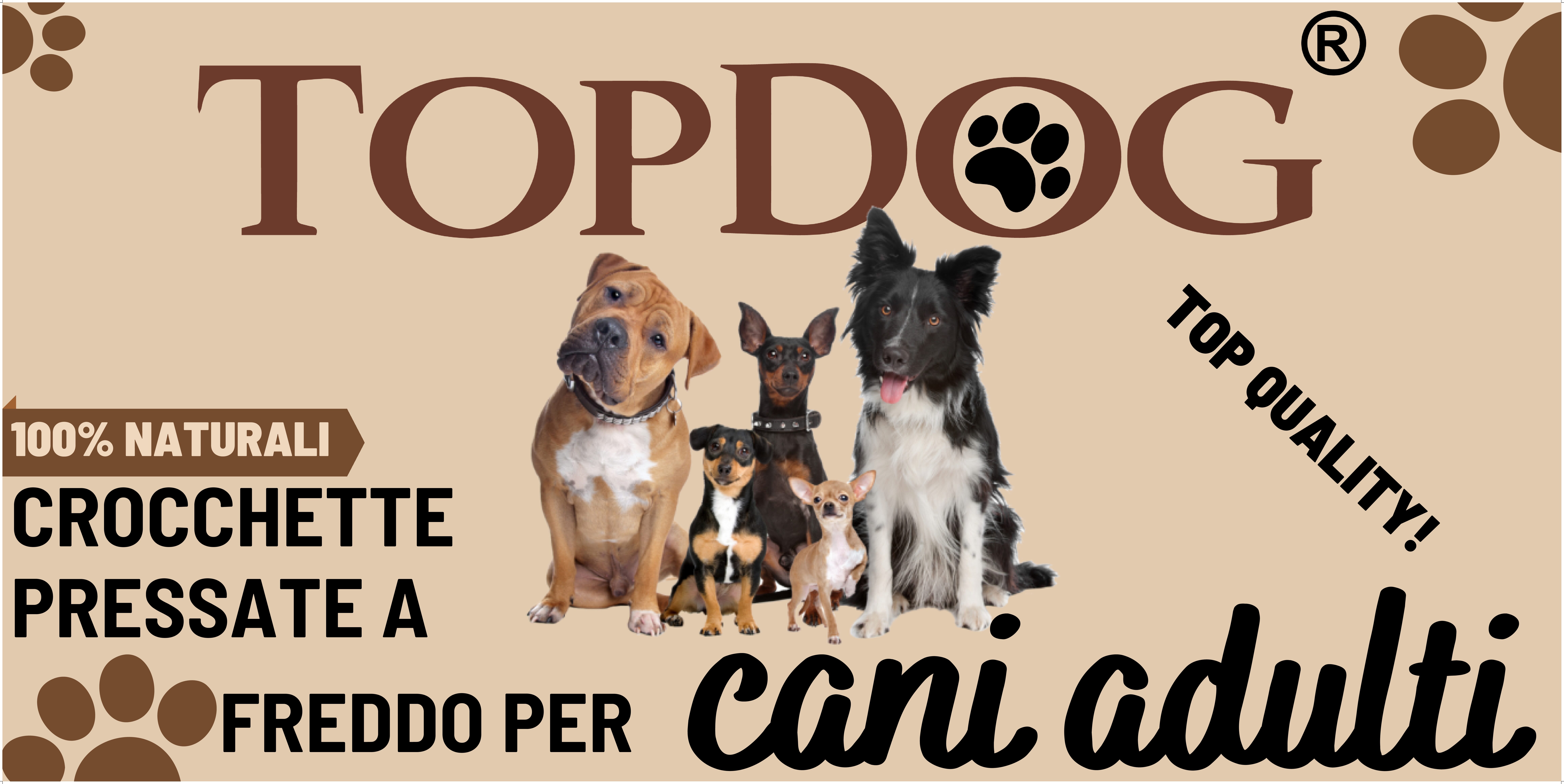 Crocchette pressate a freddo per cani Adulti