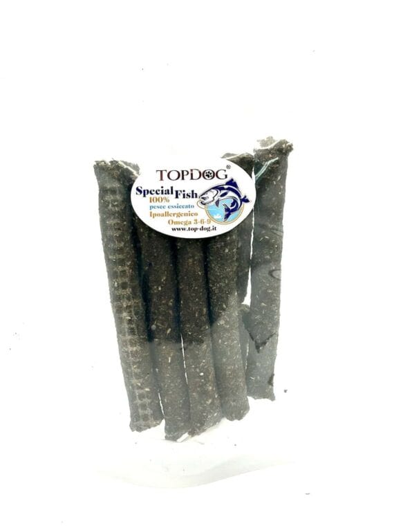 Bastoncini di Merluzzo Essiccato per cani con Mirtilli 100gr - immagine 2
