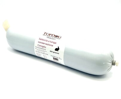 salamotto di carne di coniglio per cani